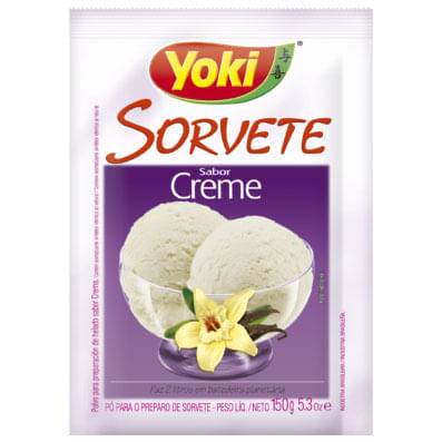 SORVETE YOKI CREME 12X150G