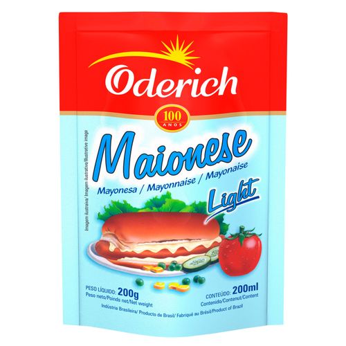 MAIONESE ODERICH SH LIGHT 200 GR