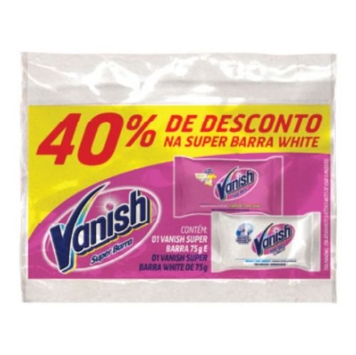 VANISH SUPER BARRA PINK+ WHITE 75GR PROM