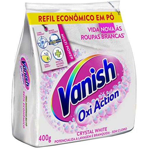 VANISH WHITE CRISTAL PO REFIL 400GR