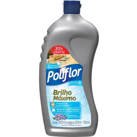 POLIFLOR BRILHO MAX INCOLOR 750ML 30%GTS