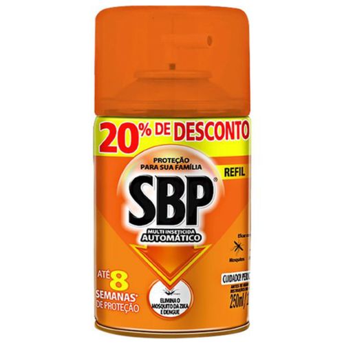 SBP AUTO REFIL M INSETICIDA 250M 20%DESC