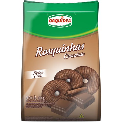 BISC ORQUIDEA ROSQUINHA CHOC 300GR