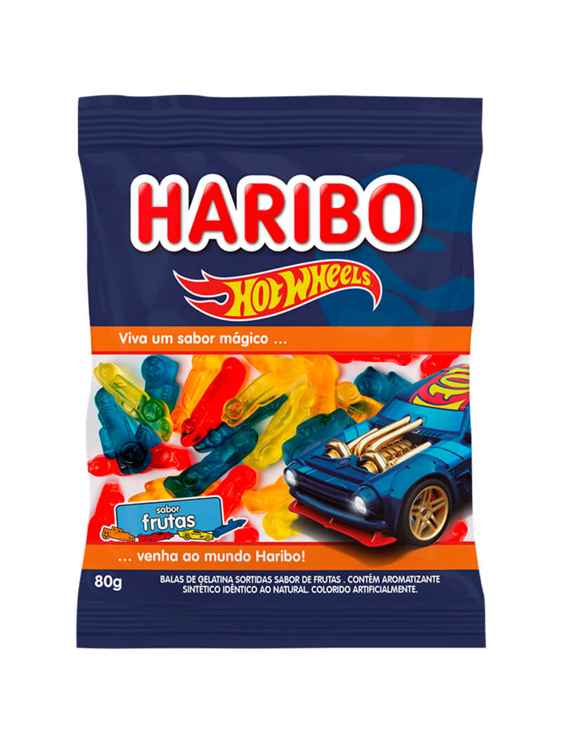 HARIBO GEL HOT WHEELS FRUTAS SORT 80GR - Entre Ijuis | Distribuidora de ...