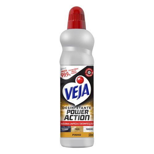 VEJA DESINF POWER ACTION PINHO 500ML