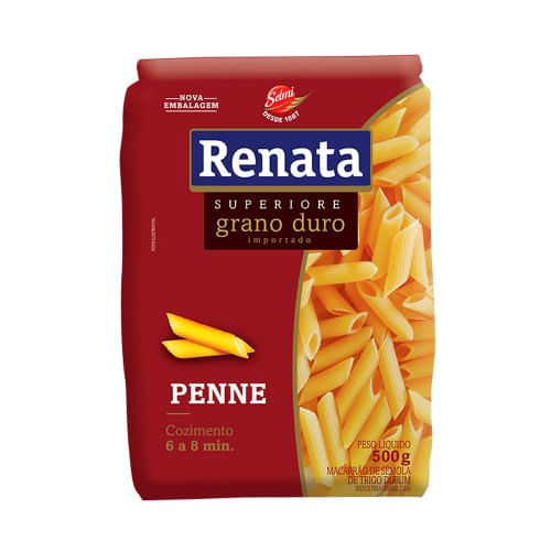 MASSA RENATA GRANO DURO PENNE 500GR