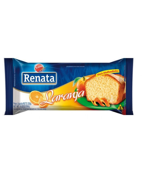 BOLO RENATA TRADIC LARANJA 250GR