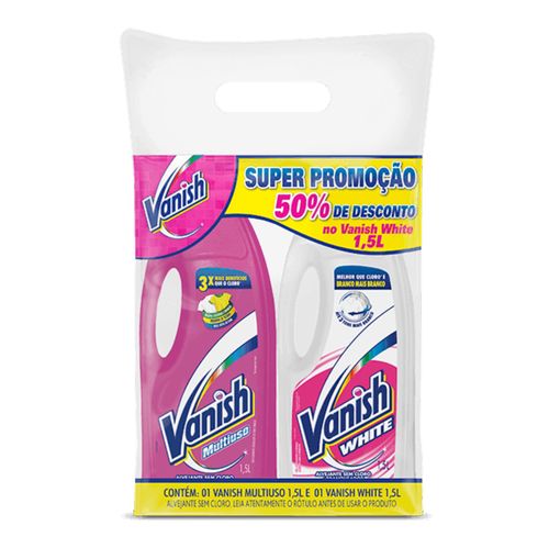 VANISH M USO1,5L+ 1,5L WHITE PROMO