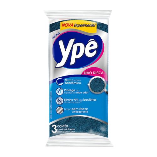 ESPONJA DP FACE YPE N RISCA PE 3X1