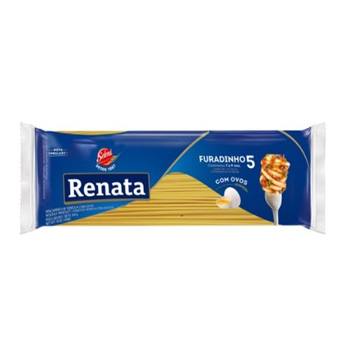 MASSA RENATA FURADINHA N5 500GR