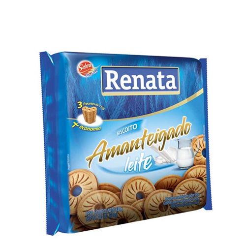 BISC RENATA AMANTEIGADO LEITE 330GR
