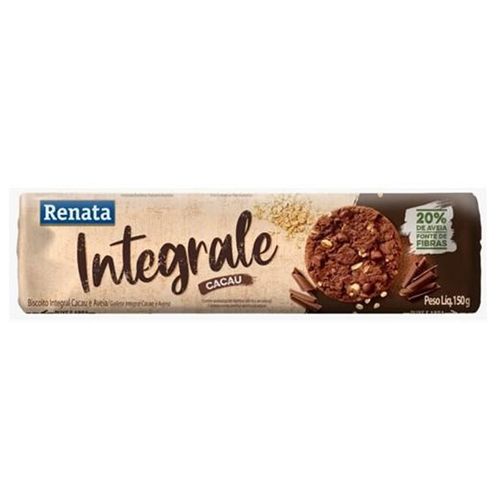 BISC RENATA INTEGRAL CACAU/AVE 150GR