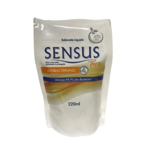 SAB LIQ SENSUS ANTIBAC 220ML FREE